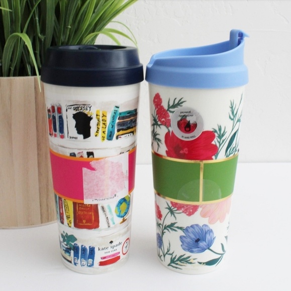 NEW 2 KATE SPADE 16OZ THERMAL MUG - Picture 2 of 6